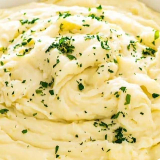 Homemade Mashed Potatoes.
