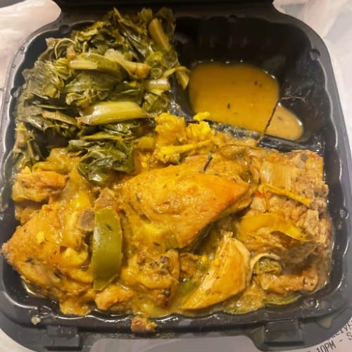 Curry Chicken Dinner.