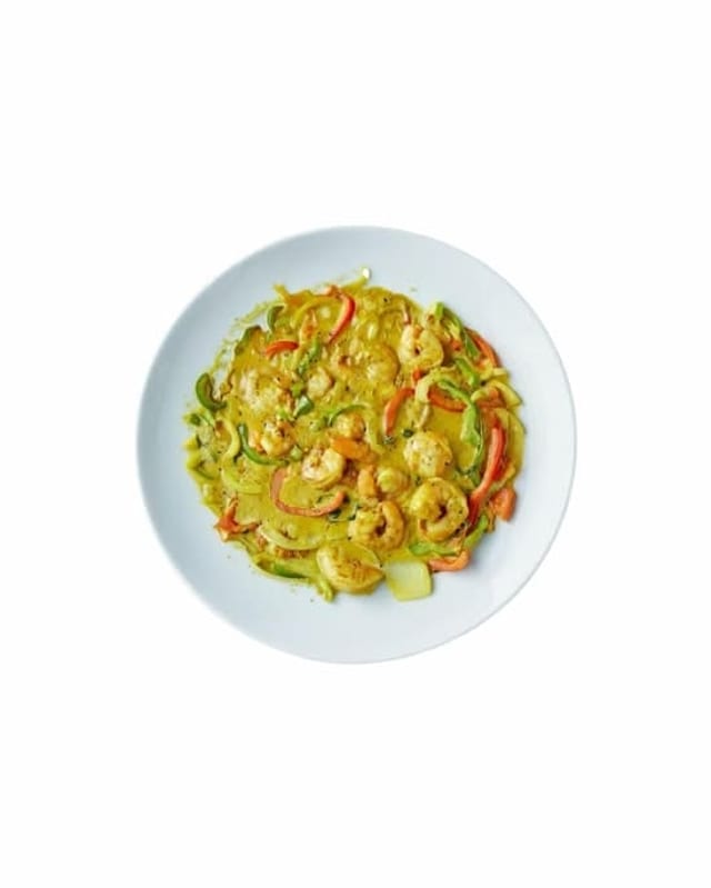 Curry Shrimp.