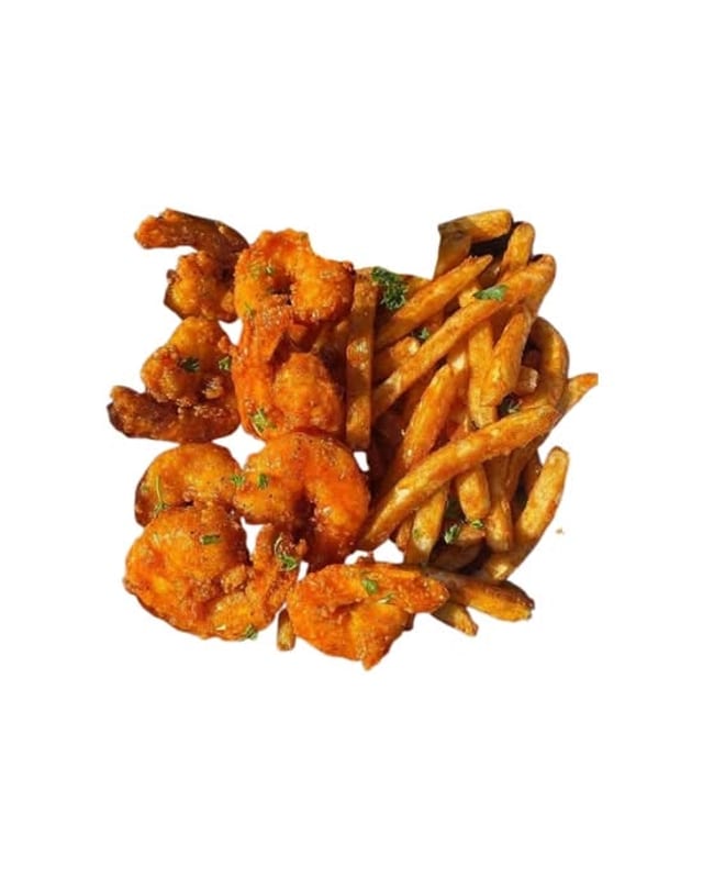 Shrimp Basket With Fries.